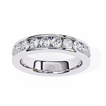 Signature Channel Lab Grown Diamond Band