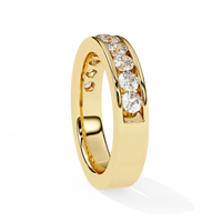 Signature Channel Lab Grown Diamond Band - Ophiratbf