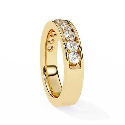 Signature Channel Lab Grown Diamond Band
