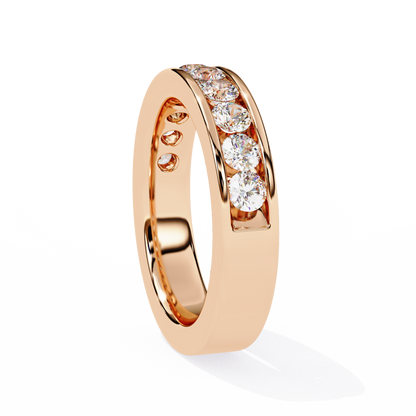 Signature Channel Lab Grown Diamond Band