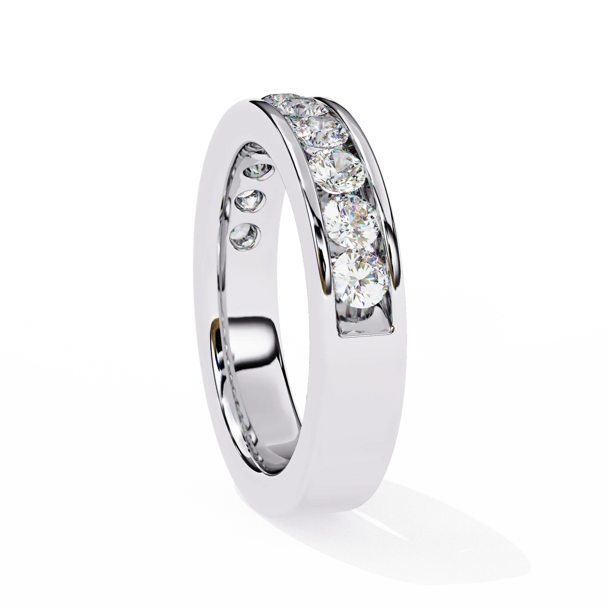 Signature Channel Lab Grown Diamond Band - Ophiratbf