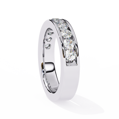 Signature Channel Lab Grown Diamond Band