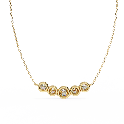 Nova Five Stone Lab Grown Diamond Necklace