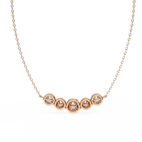 Nova Five Stone Lab Grown Diamond Necklace - Ophiratbf