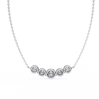 Nova Five Stone Lab Grown Diamond Necklace - Ophiratbf