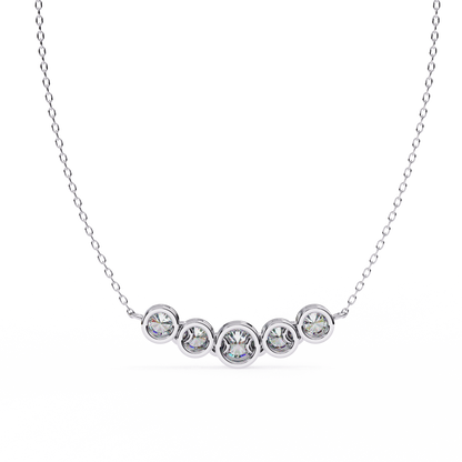 Nova Five Stone Lab Grown Diamond Necklace