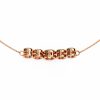 Nova Five Stone Lab Grown Diamond Necklace - Ophiratbf