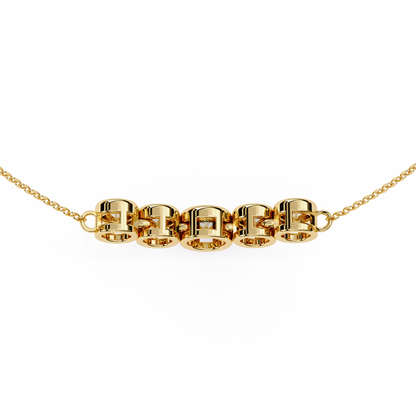 Nova Five Stone Lab Grown Diamond Necklace