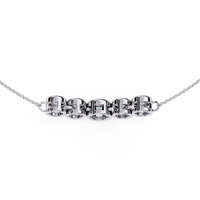 Nova Five Stone Lab Grown Diamond Necklace - Ophiratbf