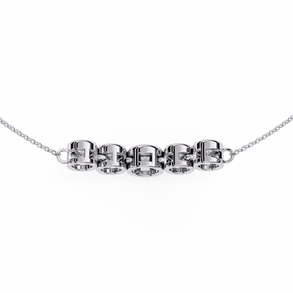 Nova Five Stone Lab Grown Diamond Necklace