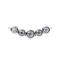 Nova Five Stone Lab Grown Diamond Necklace - Ophiratbf