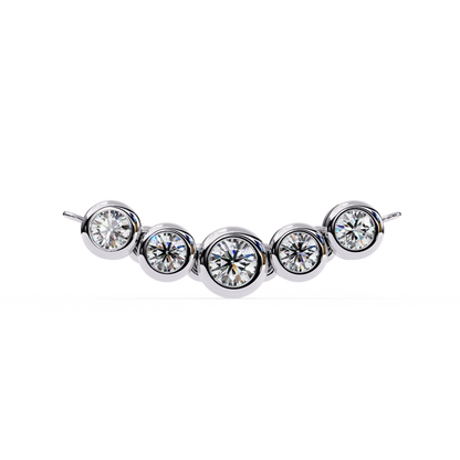 Nova Five Stone Lab Grown Diamond Necklace