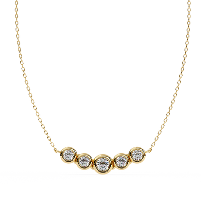 Nova Five Stone Lab Grown Diamond Necklace