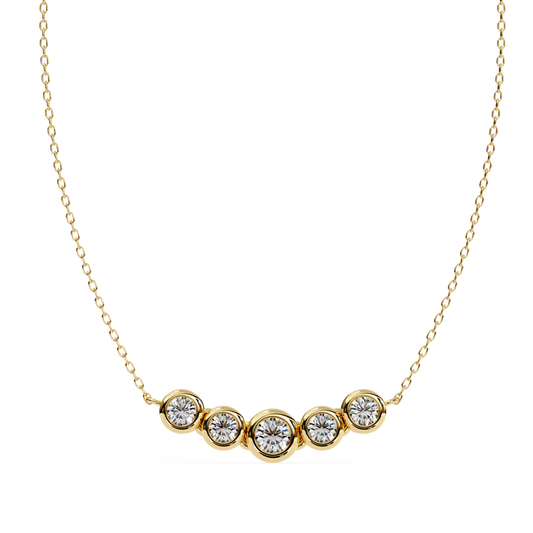 Nova Five Stone Lab Grown Diamond Necklace