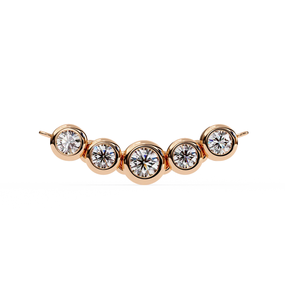 Nova Five Stone Lab Grown Diamond Necklace - Ophiratbf