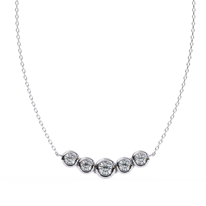 Nova Five Stone Lab Grown Diamond Necklace