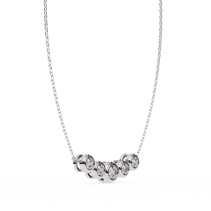 Nova Five Stone Lab Grown Diamond Necklace