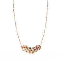 Nova Five Stone Lab Grown Diamond Necklace - Ophiratbf