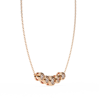 Nova Five Stone Lab Grown Diamond Necklace - Ophiratbf