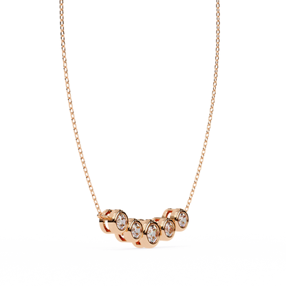 Nova Five Stone Lab Grown Diamond Necklace