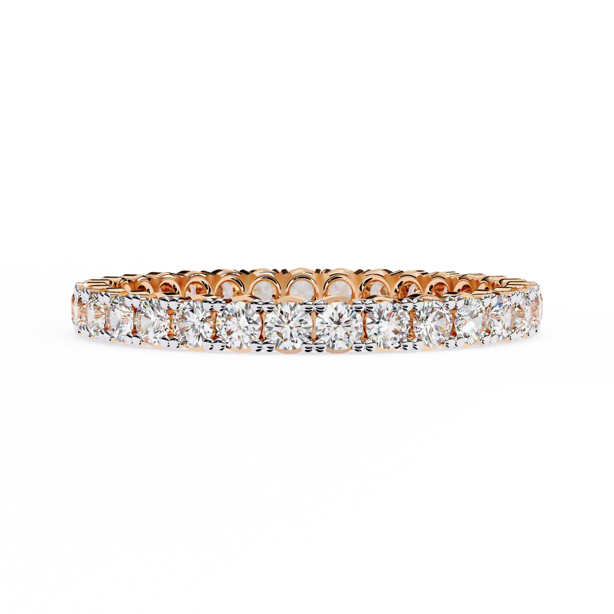 Whisper Micro Pavé Lab Grown Diamond Eternity Band - Ophiratbf