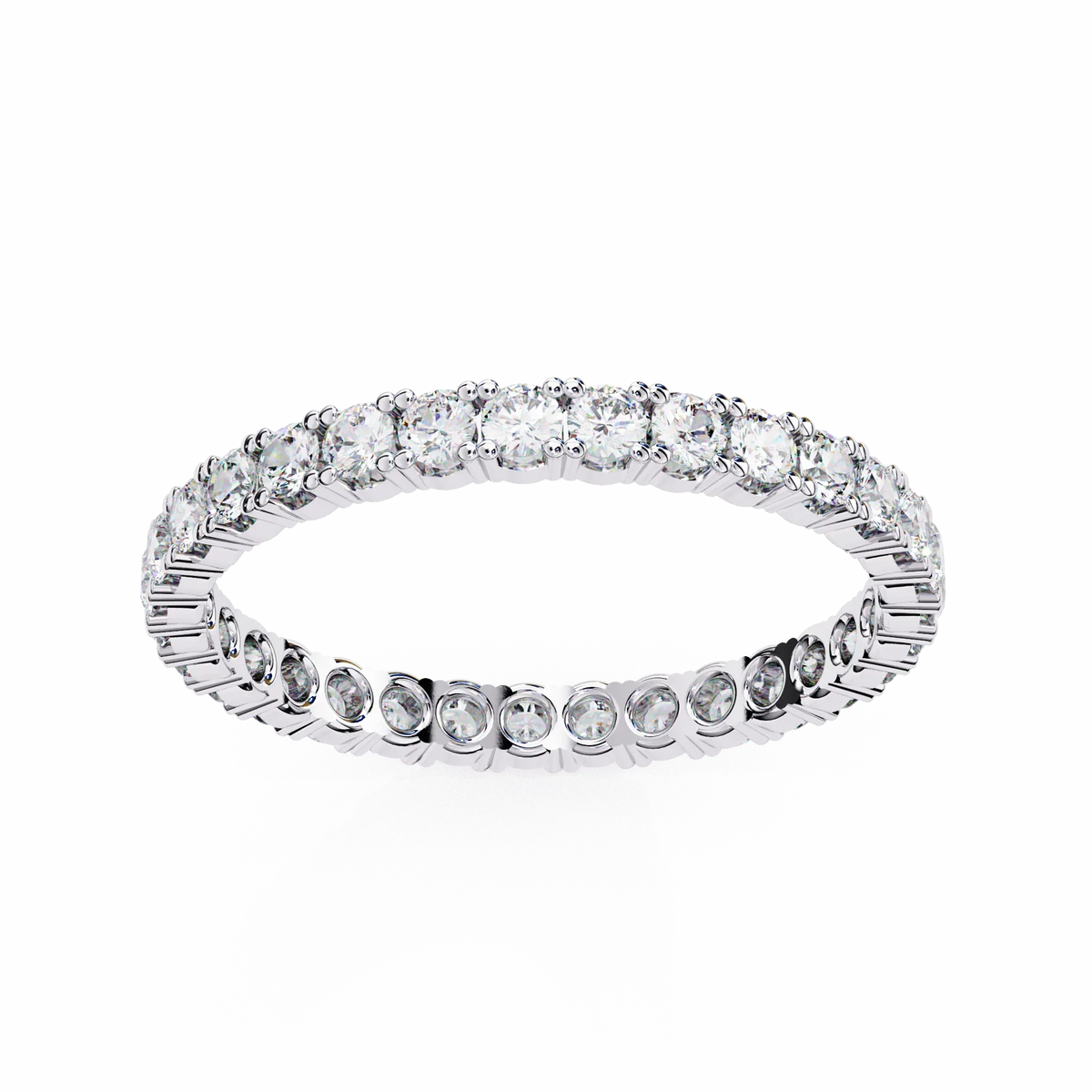 Whisper Micro Pavé Lab Grown Diamond Eternity Band - Ophiratbf