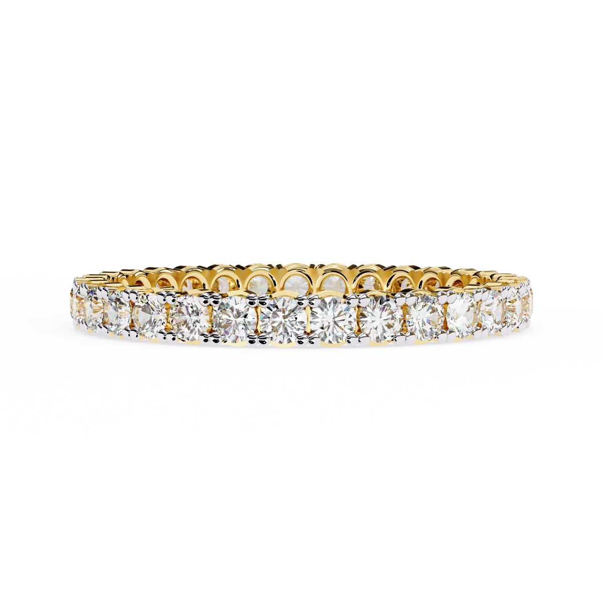 Whisper Micro Pavé Lab Grown Diamond Eternity Band - Ophiratbf