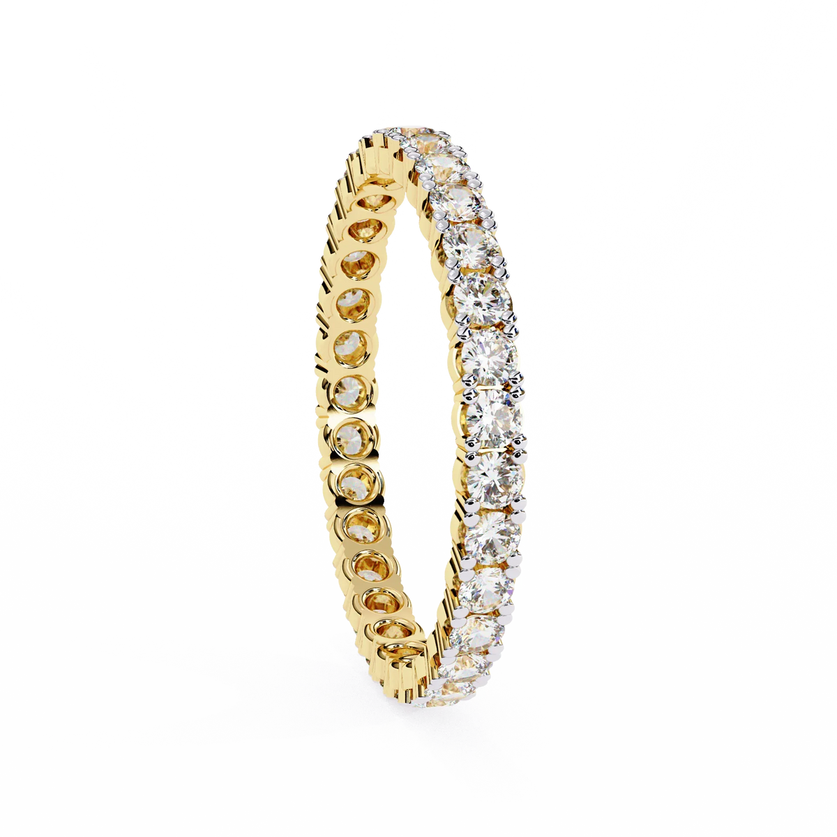 Whisper Micro Pavé Lab Grown Diamond Eternity Band - Ophiratbf