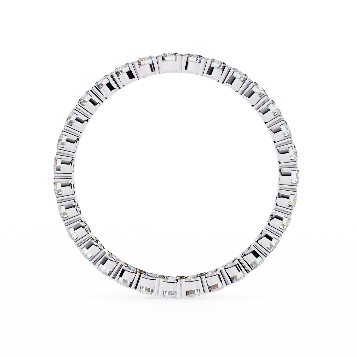 Whisper Micro Pavé Lab Grown Diamond Eternity Band - Ophiratbf