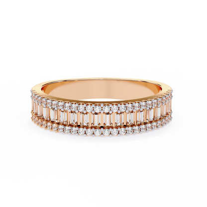 Ophira Moderne Baguette Lab Grown Diamond Band