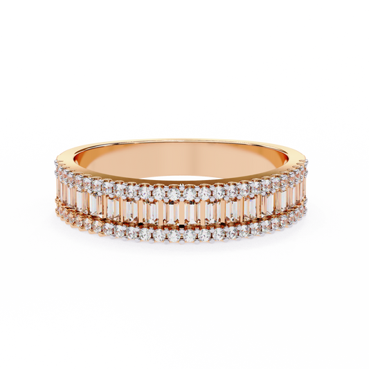 Ophira Moderne Baguette Lab Grown Diamond Band