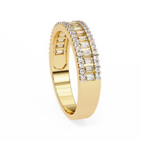 Ophira Moderne Baguette Lab Grown Diamond Band - Ophiratbf