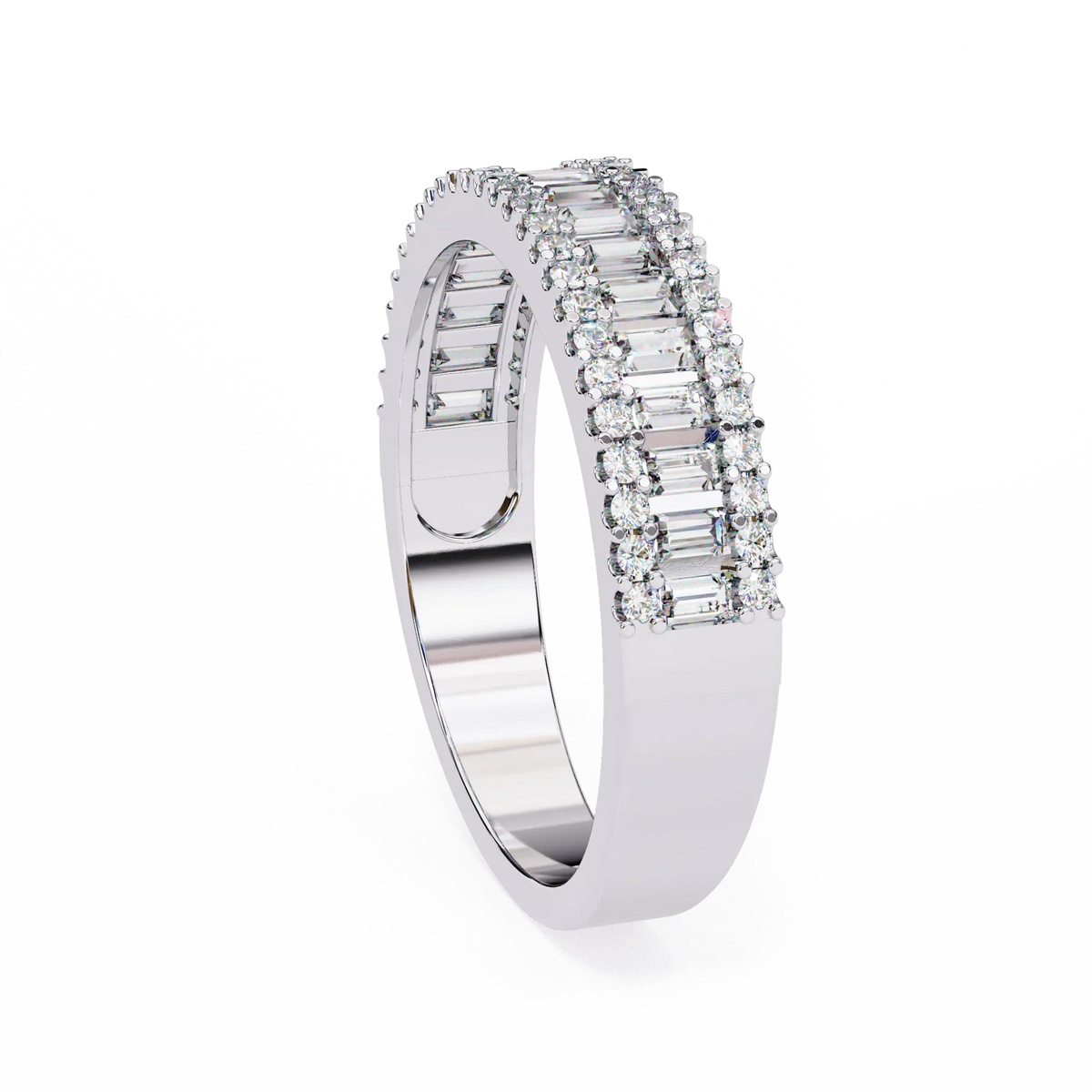 Ophira Moderne Baguette Lab Grown Diamond Band - Ophiratbf