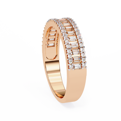 Ophira Moderne Baguette Lab Grown Diamond Band