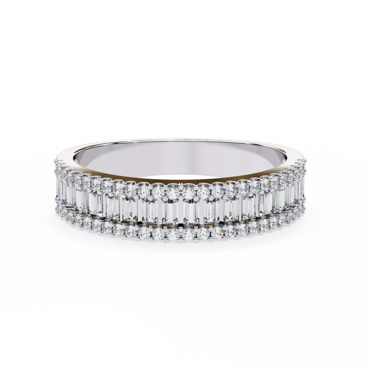 Ophira Moderne Baguette Lab Grown Diamond Band - Ophiratbf
