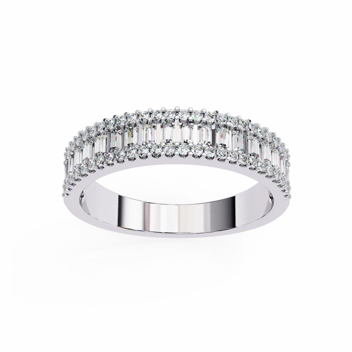 Ophira Moderne Baguette Lab Grown Diamond Band - Ophiratbf