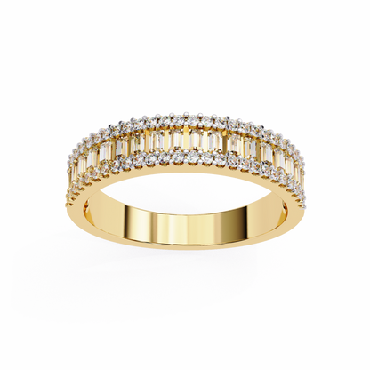 Ophira Moderne Baguette Lab Grown Diamond Band