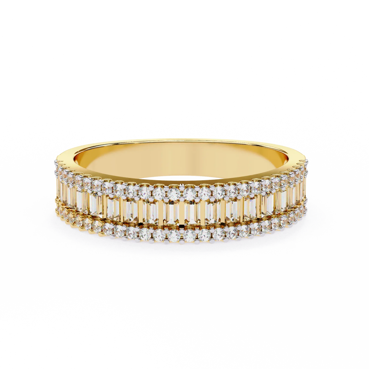 Ophira Moderne Baguette Lab Grown Diamond Band - Ophiratbf