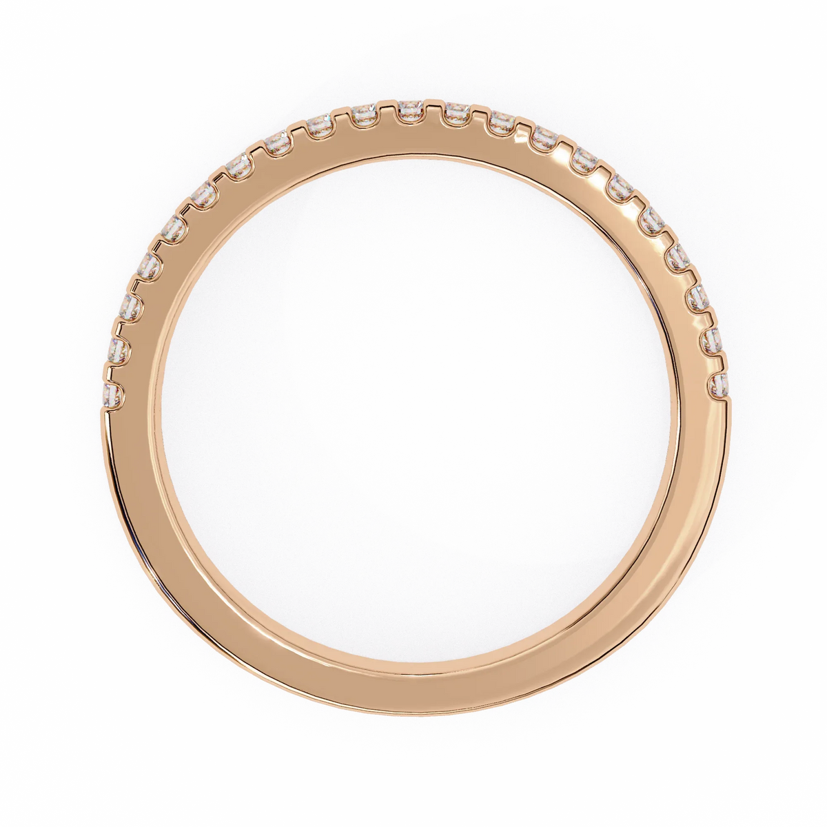 Petite Pavé Lab Grown Diamond Eternity Band - Ophiratbf