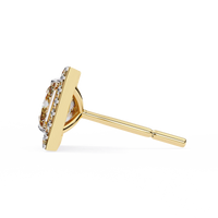 Celestial Princess Halo Lab Grown Diamond Studs - Ophiratbf