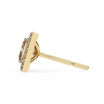 Celestial Princess Halo Lab Grown Diamond Studs