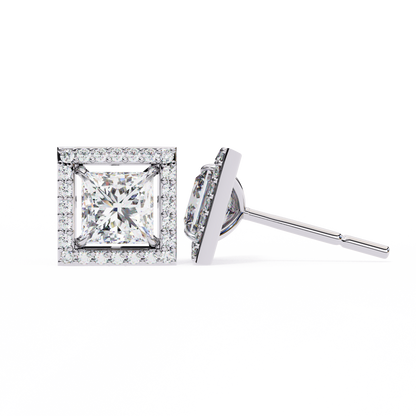 Celestial Princess Halo Lab Grown Diamond Studs