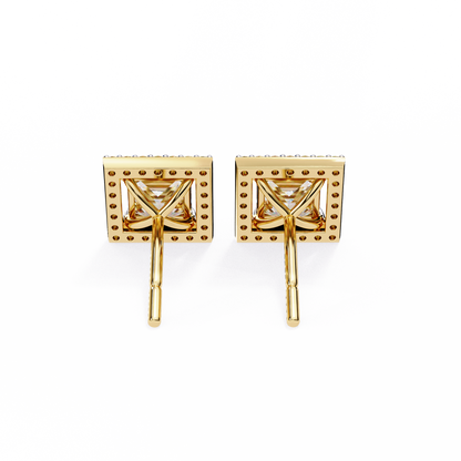 Celestial Princess Halo Lab Grown Diamond Studs