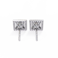 Celestial Princess Halo Lab Grown Diamond Studs - Ophiratbf