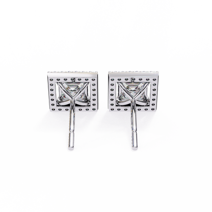 Celestial Princess Halo Lab Grown Diamond Studs