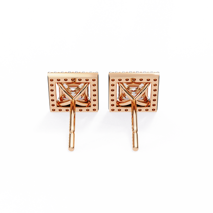 Celestial Princess Halo Lab Grown Diamond Studs