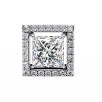 Celestial Princess Halo Lab Grown Diamond Studs - Ophiratbf