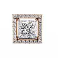 Celestial Princess Halo Lab Grown Diamond Studs - Ophiratbf