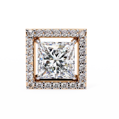Celestial Princess Halo Lab Grown Diamond Studs