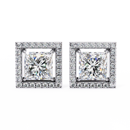Celestial Princess Halo Lab Grown Diamond Studs